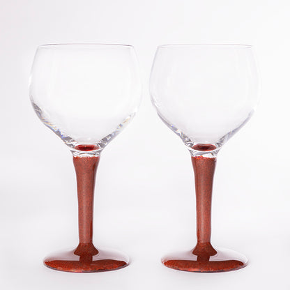 Red wine glass