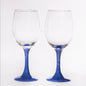 Lapis Lazuli Infused Wine Glasses