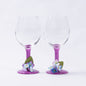 Purple Turquiose Wine Glasses